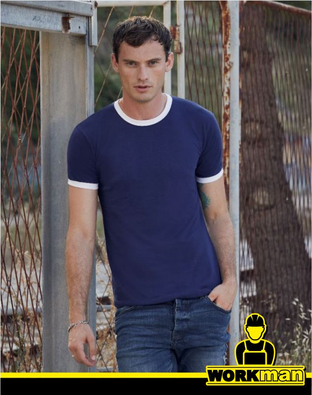 Pánske tričko RINGER T Fruit of the Loom