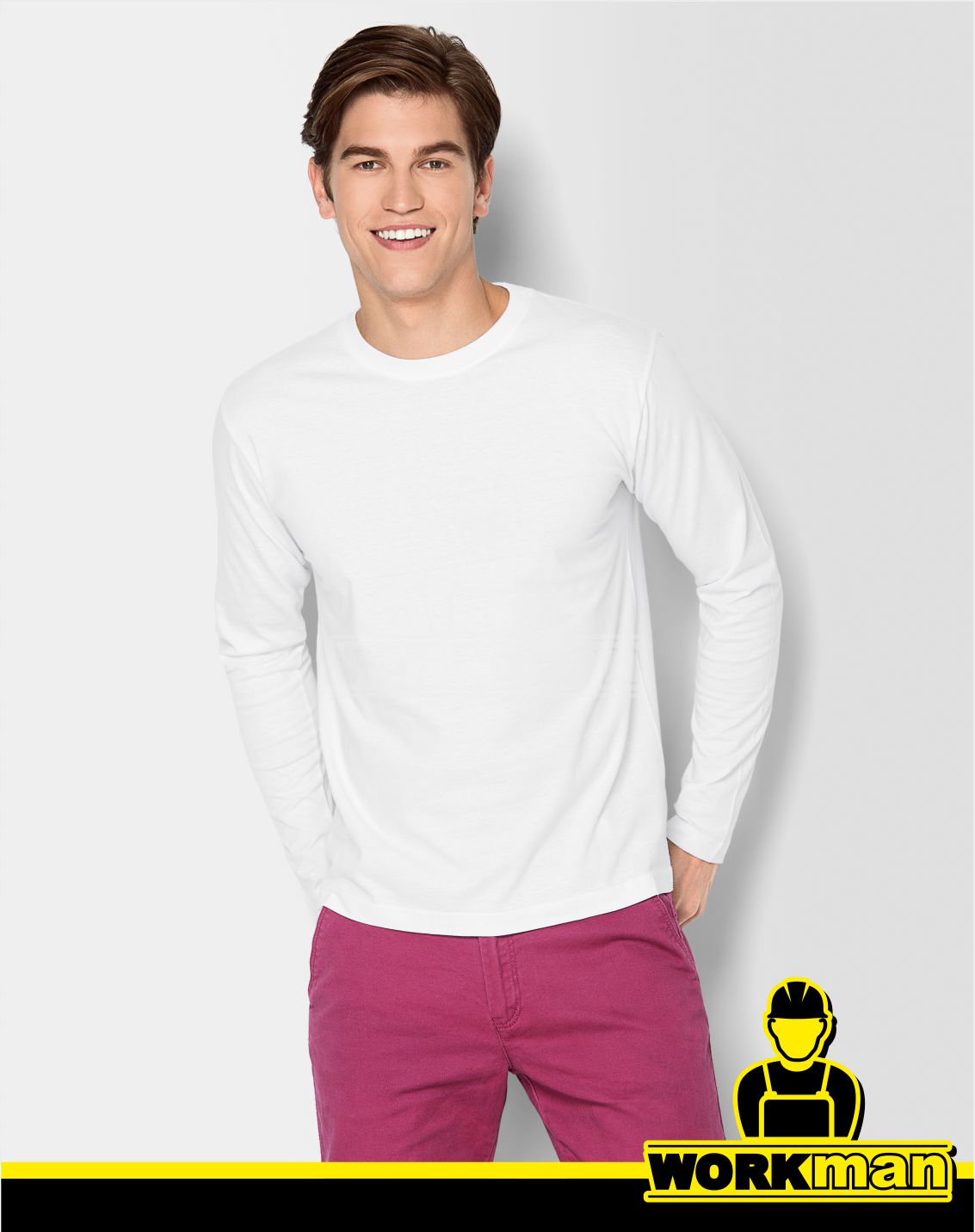 Unisex tričko PROGRESS LS Piccolio biela