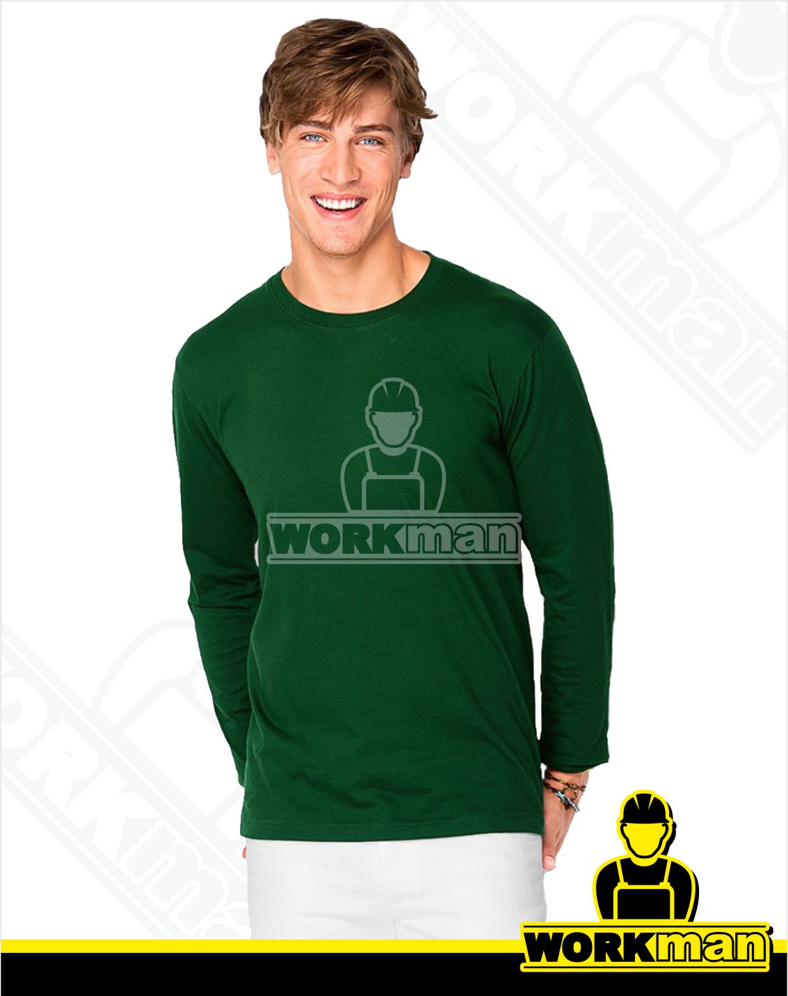 Unisex tričko PROGRESS LS Piccolio fľaškovozelená