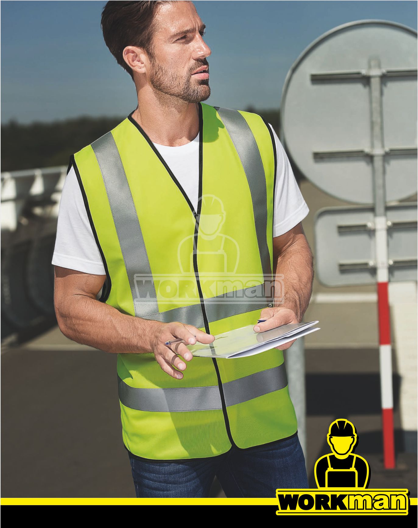 Reflexná vesta HV BRIGHT Rimeck žltá