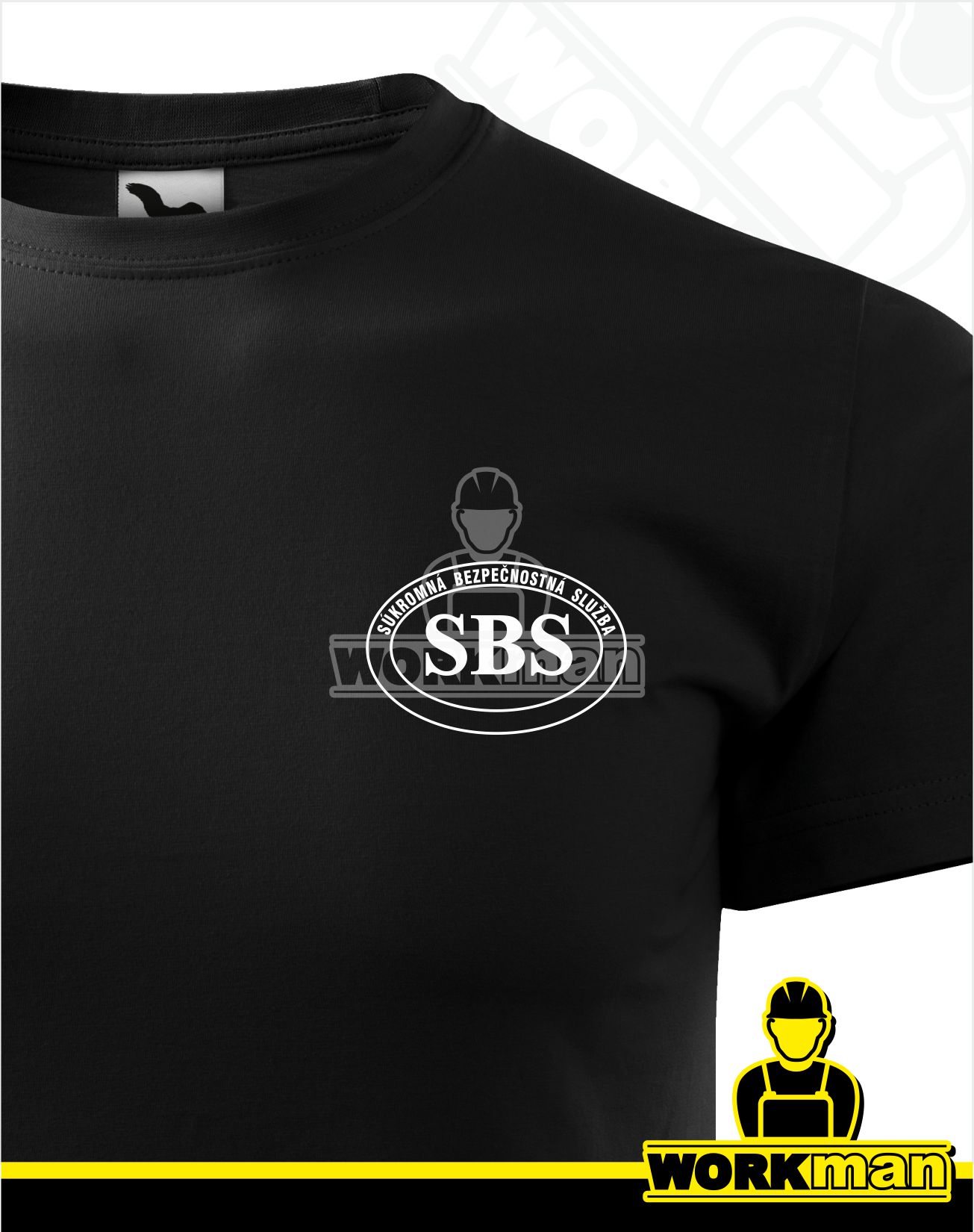 Tričko SBS-SECURITY 200g