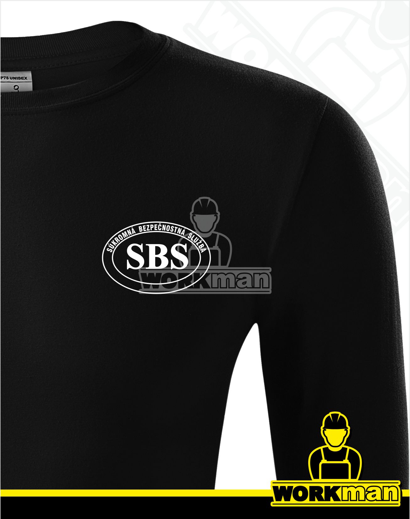 Tričko dlhý rukáv SBS-SECURITY 150g