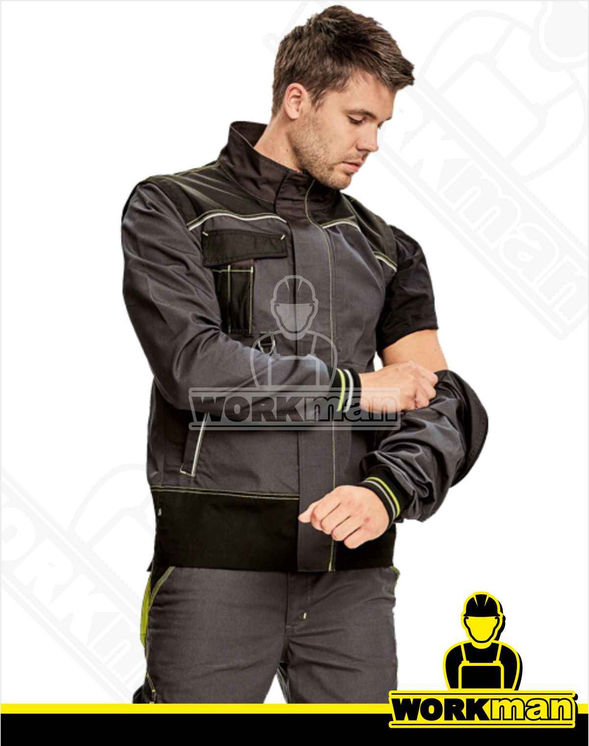 Montérková blúza KNOXFIELD 2v1 Červa