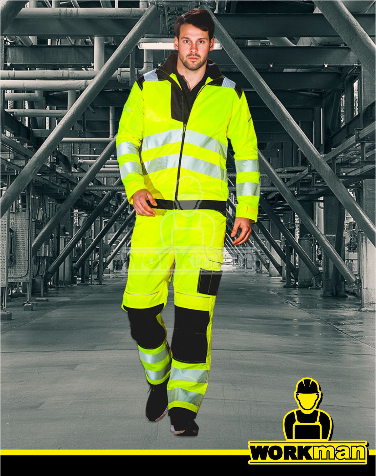 Reflexná softshellová bunda VISION T402 Portwest