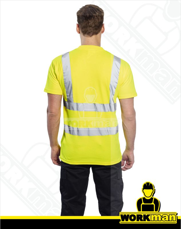 Reflexné polobavlnené tričko COTTON COMFORT S170 Portwest