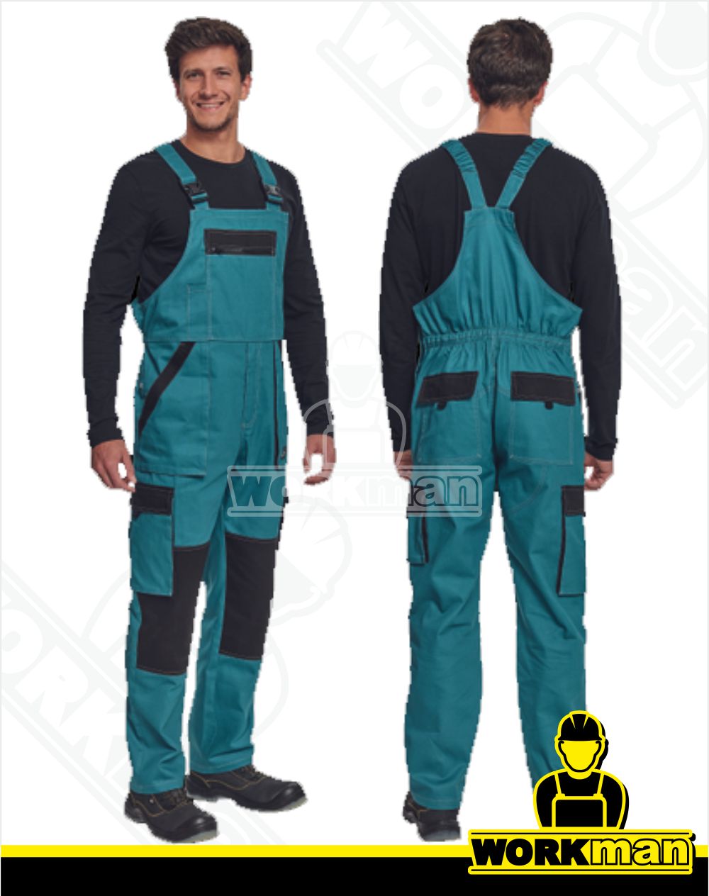 Montérkové nohavice MAX SUMMER s náprsenkou Červa