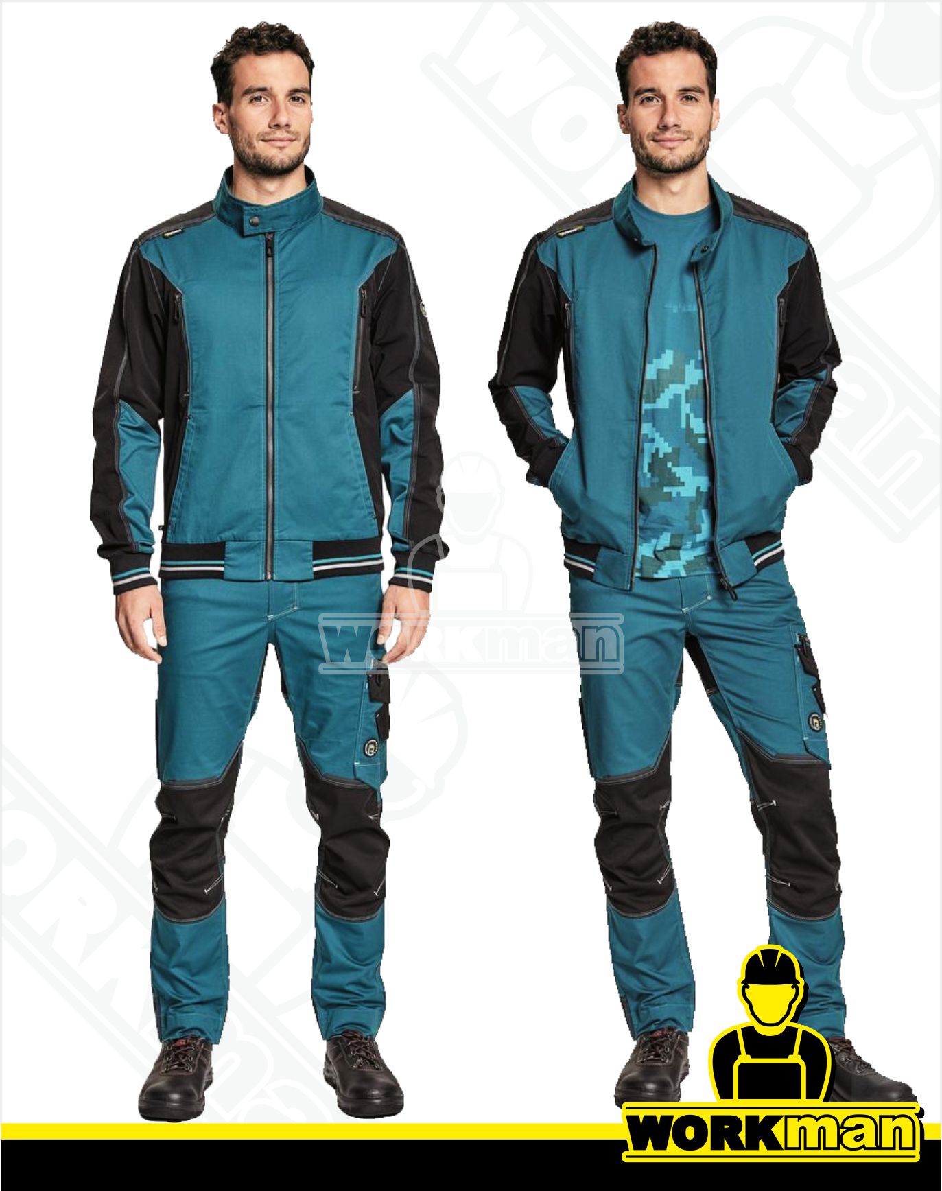 Strečová montérková bunda NEURUM CLASSIC Červa