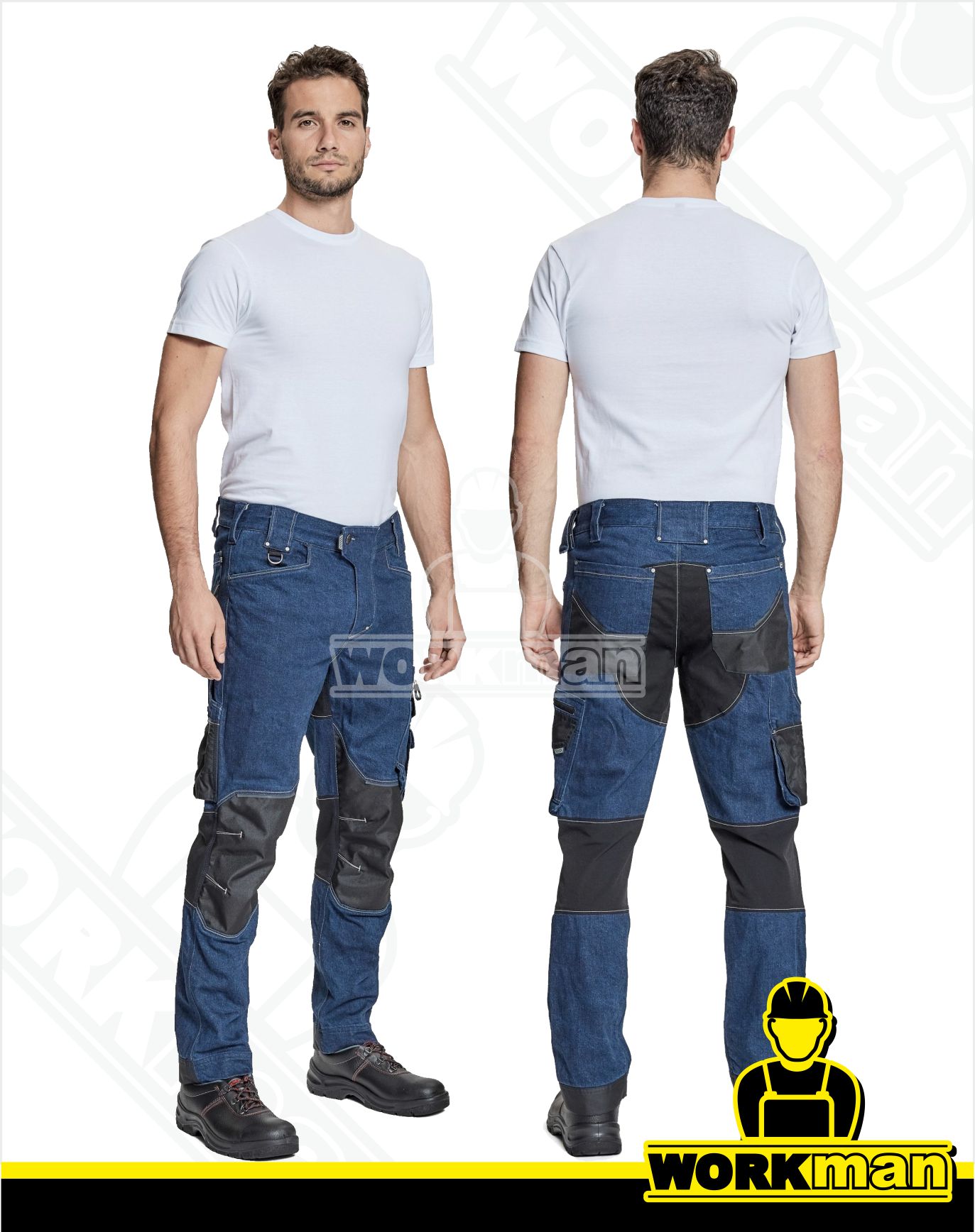 Strečové riflové nohavice NEURUM DENIM do pása Červa