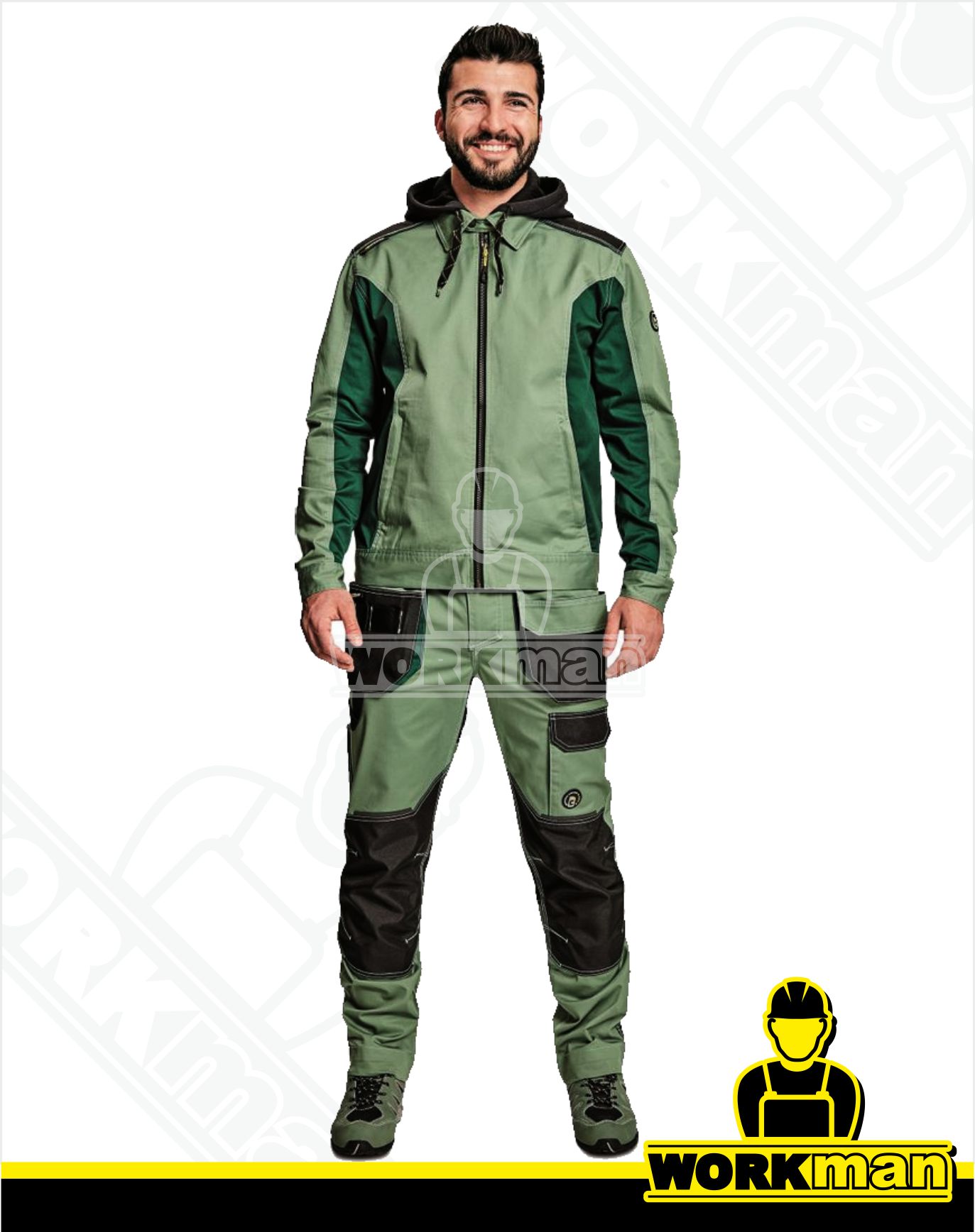 Montérková bunda DAYBORO s kapucňou Červa