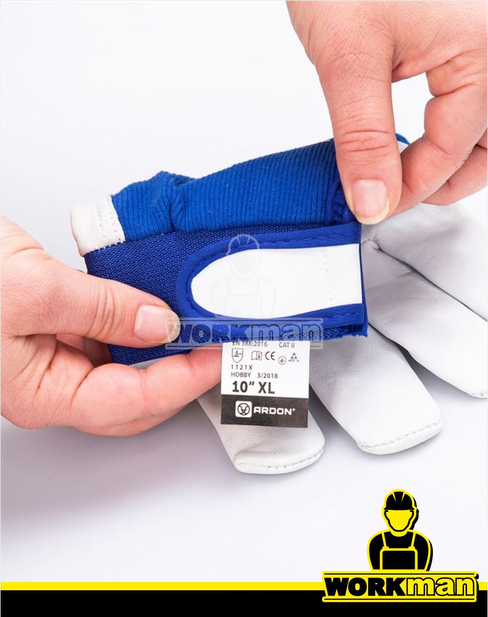 Reflexné kombinované rukavice HOBBY Ardon -