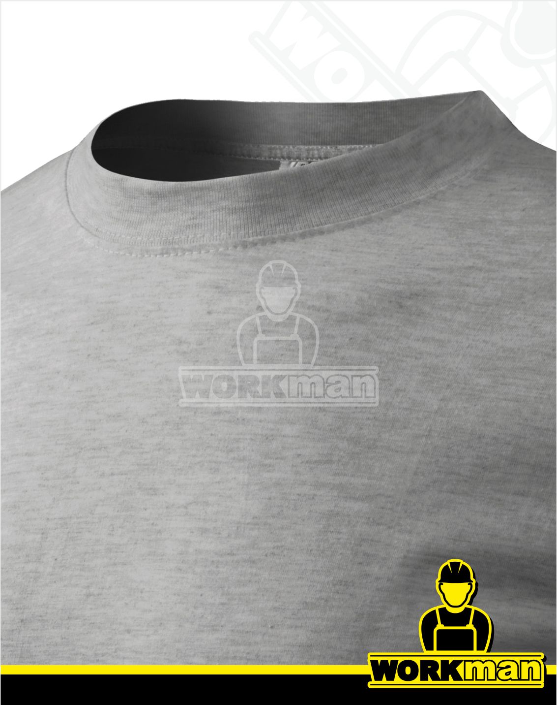 Tričko pánske CLASSIC Malfini tmavosivý melír