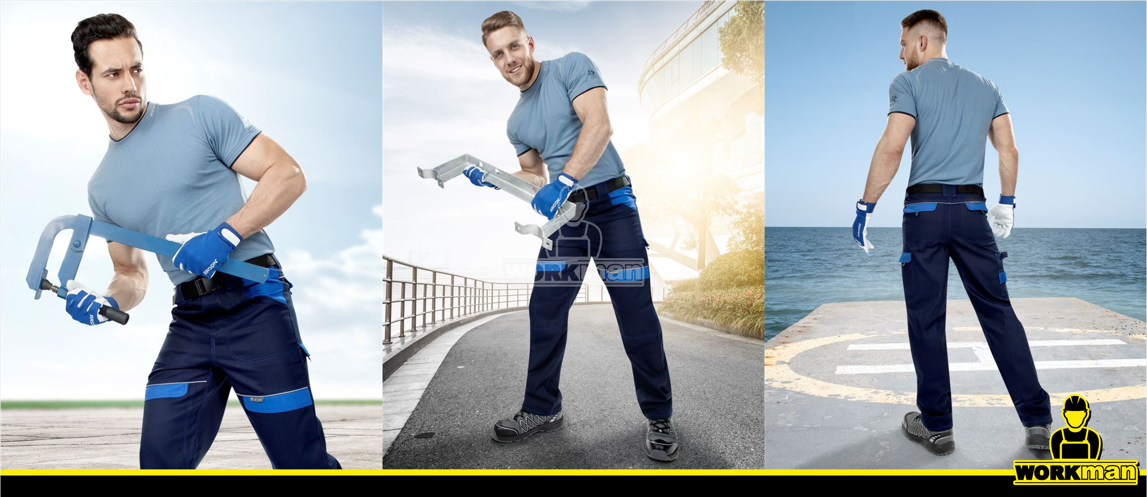 Montérkové nohavice COOL TREND do pása Ardon