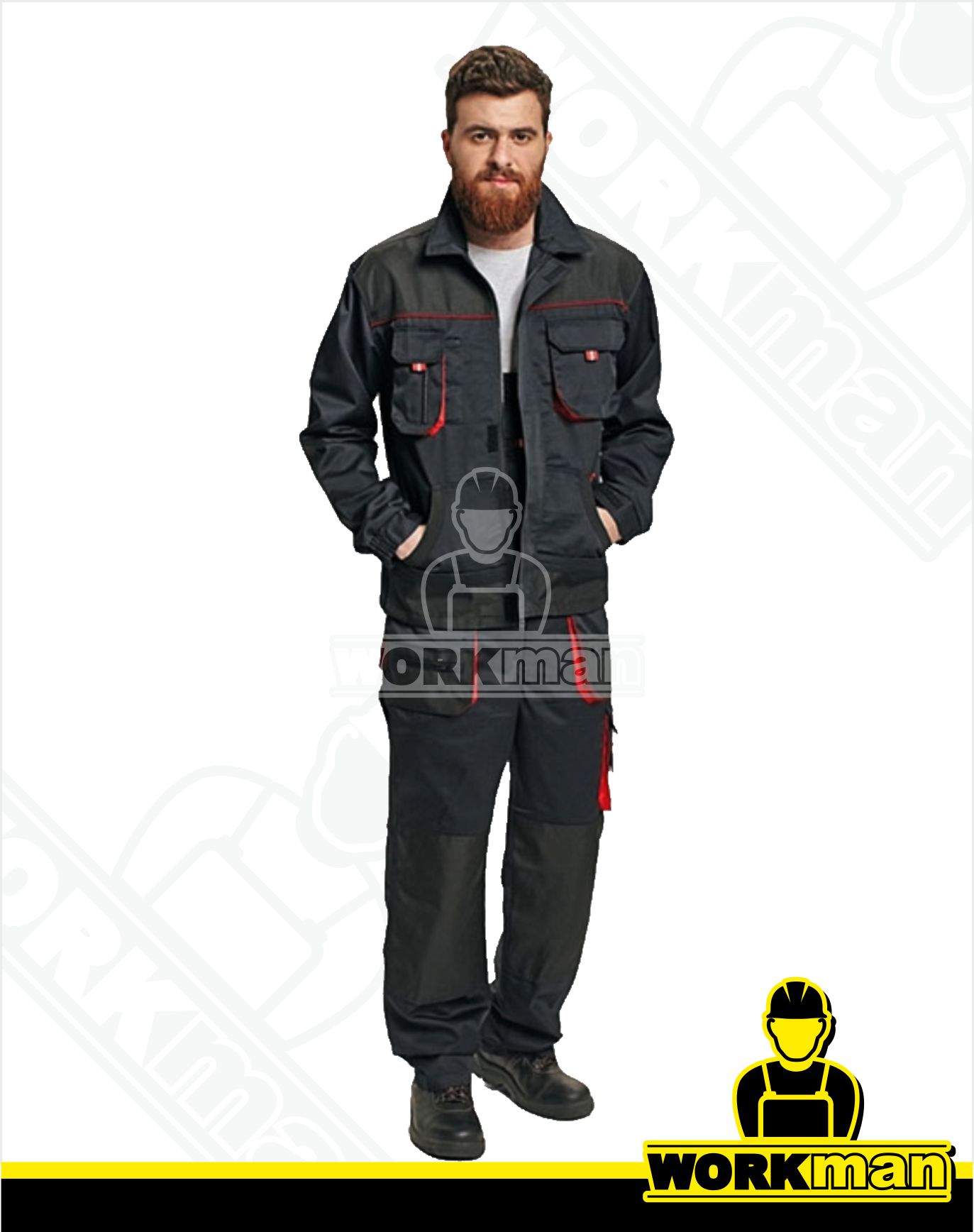 Montérkové nohavice BE-01-003 do pása F&F