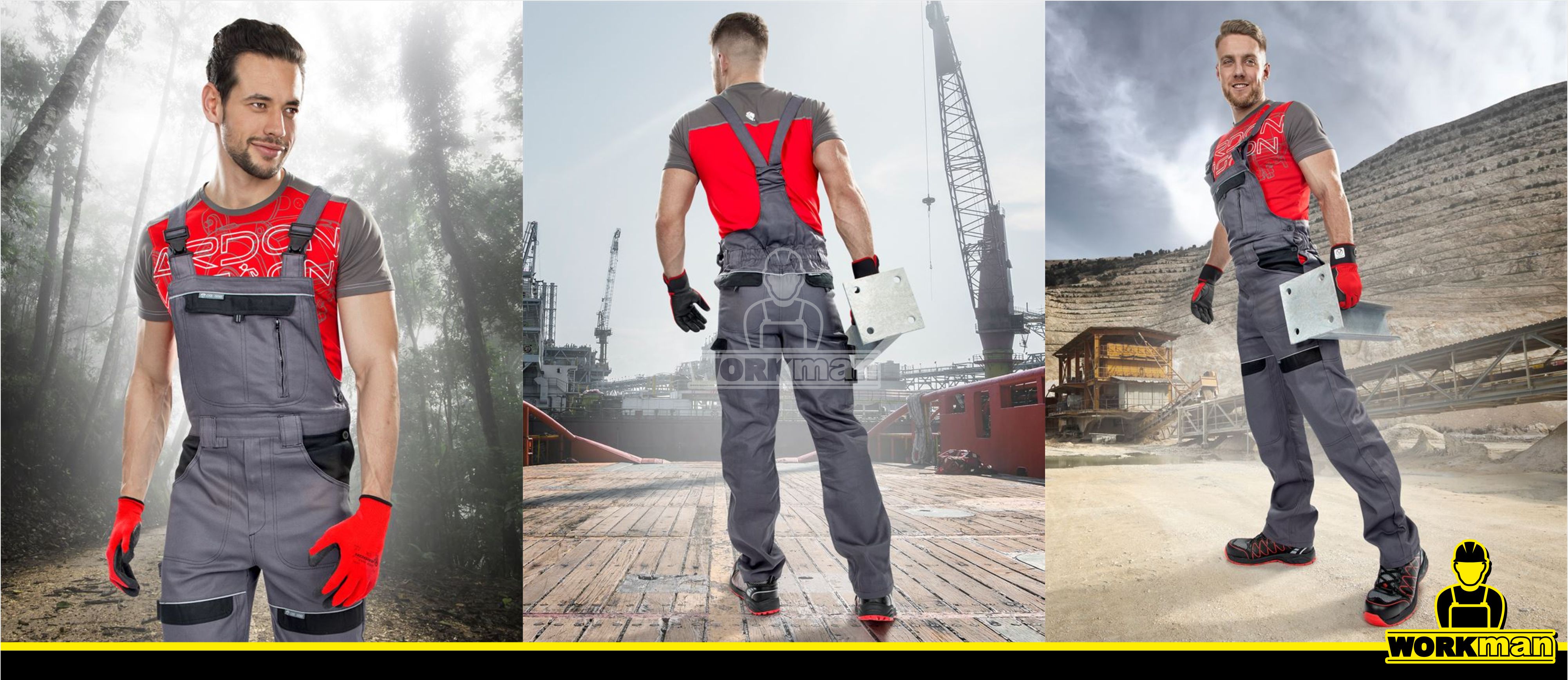 Montérkové nohavice COOL TREND s náprsenkou Ardon