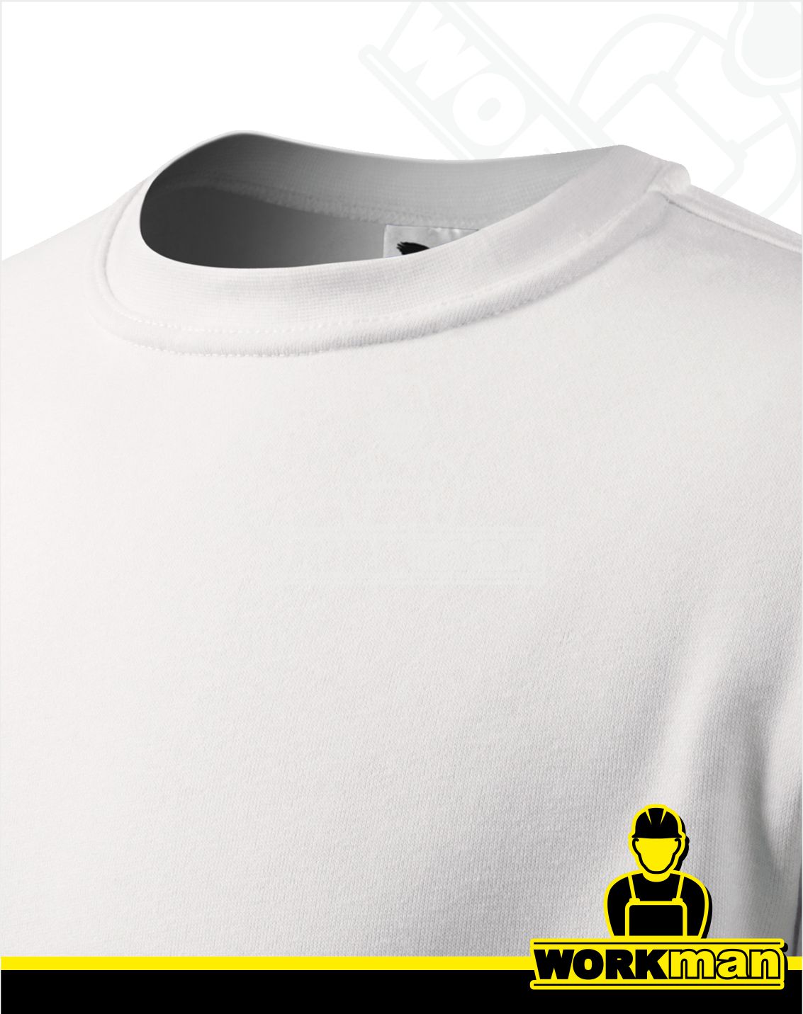 Pánska mikina ESSENTIAL Malfini biela