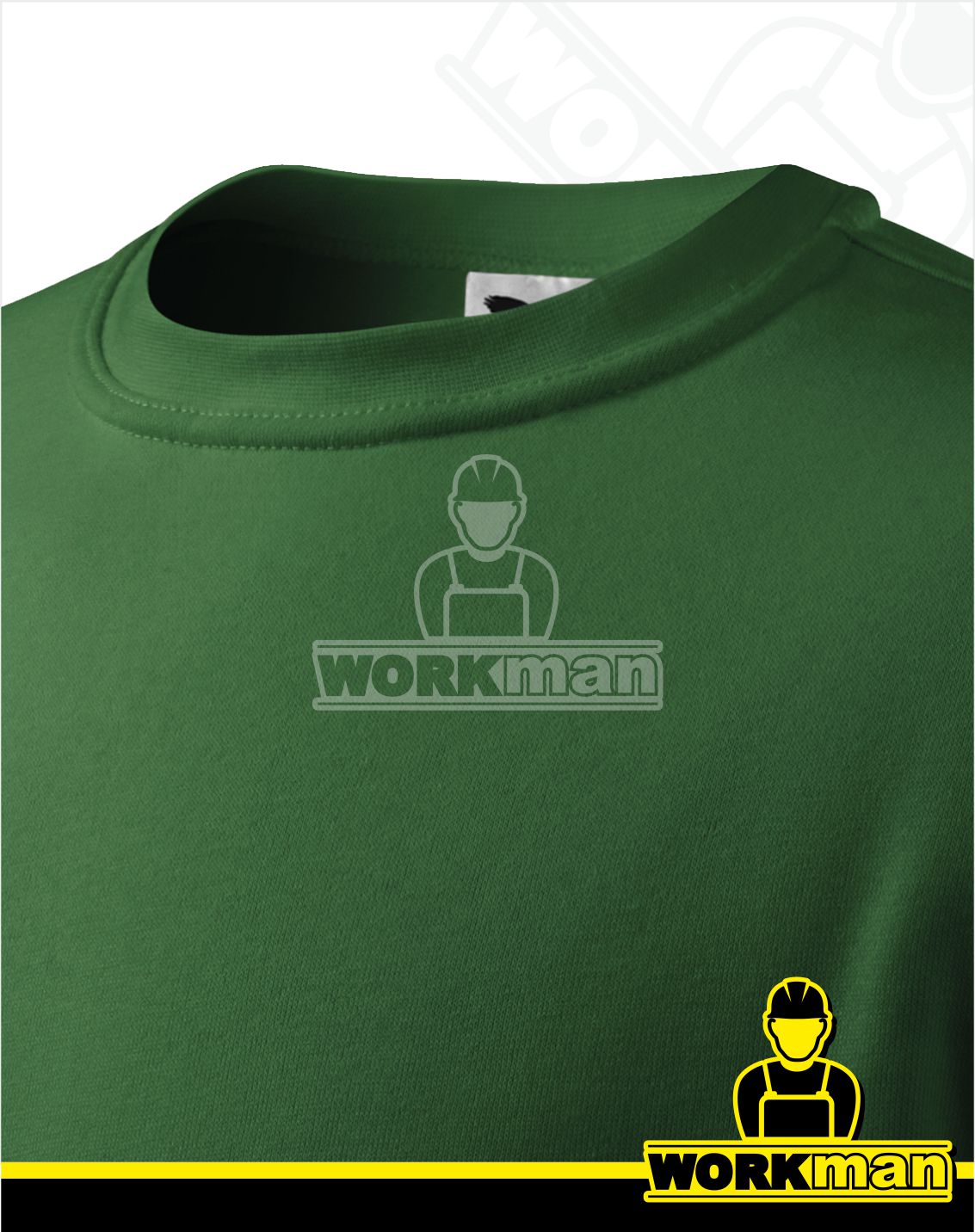 Pánska mikina ESSENTIAL Malfini fľaškovozelená