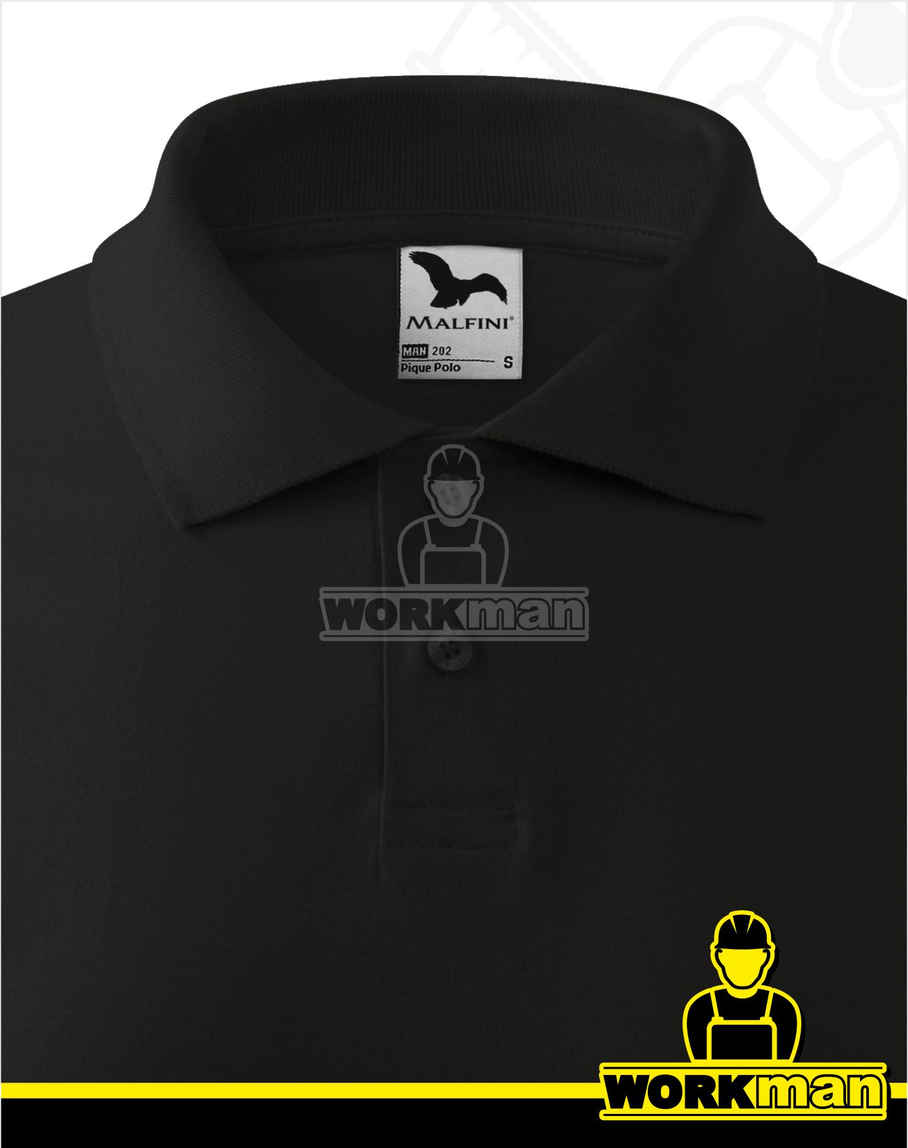 Pánska polokošeľa SINGLE J. Malfini čierna