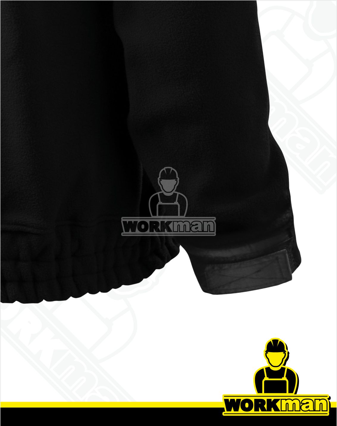 Fleece bunda unisex HI-Q Rimeck čierna