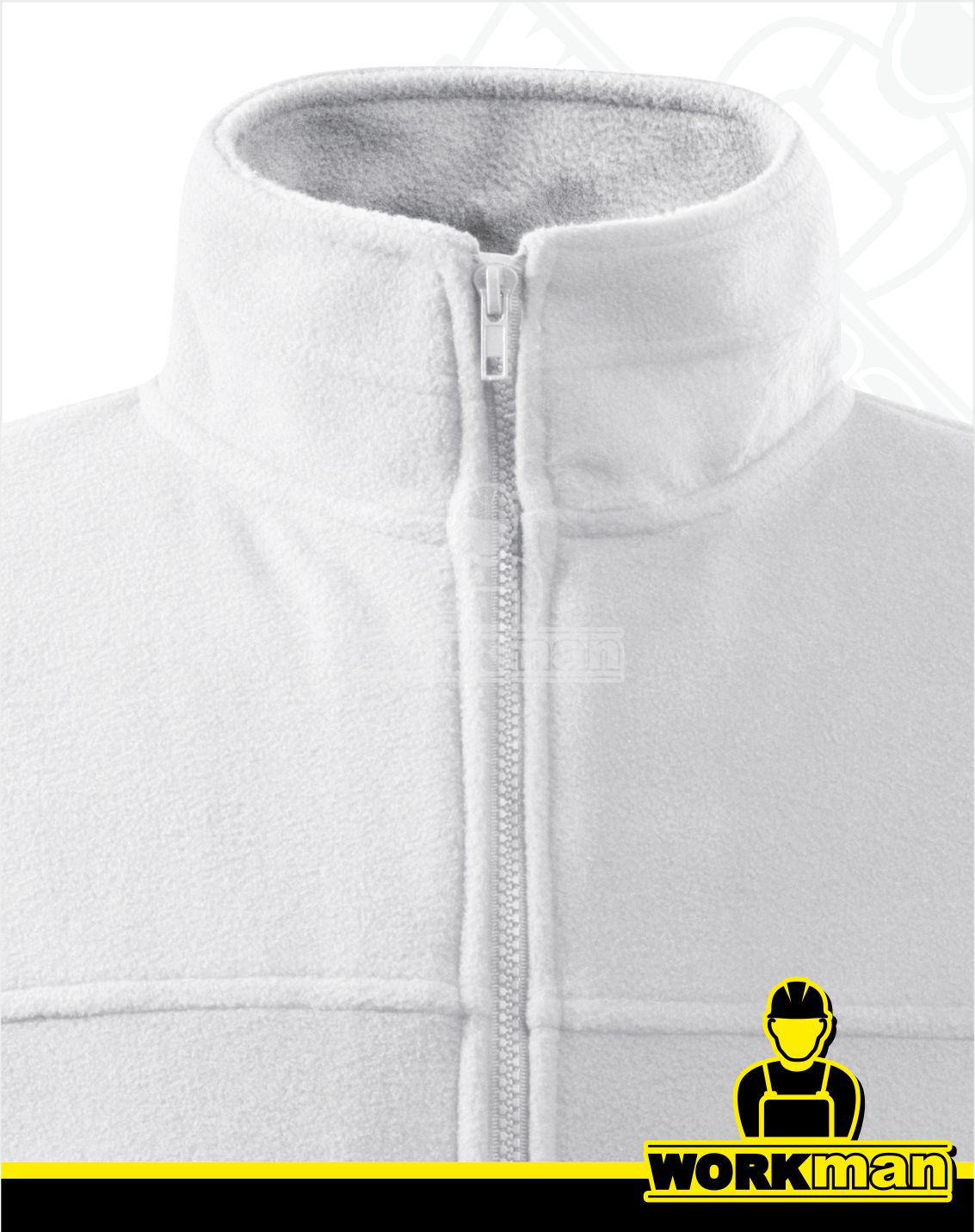 Pánska fleece bunda JACKET Rimeck biela