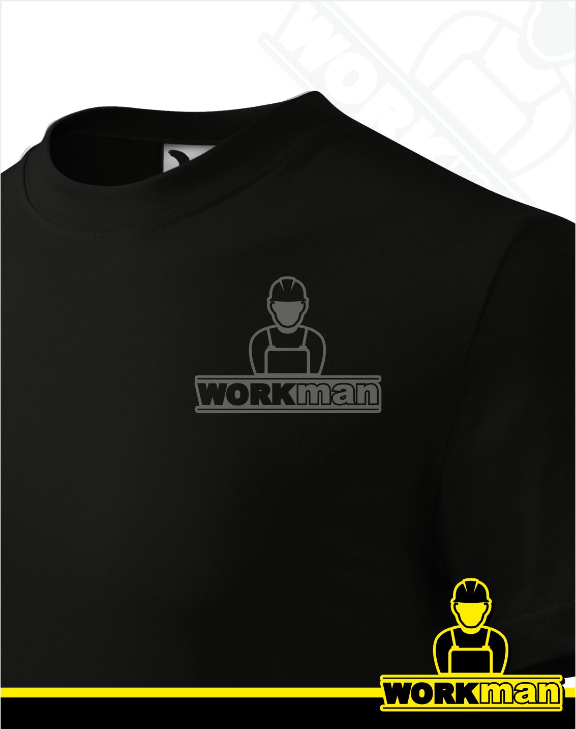 Unisex tričko HEAVY Malfini čierna