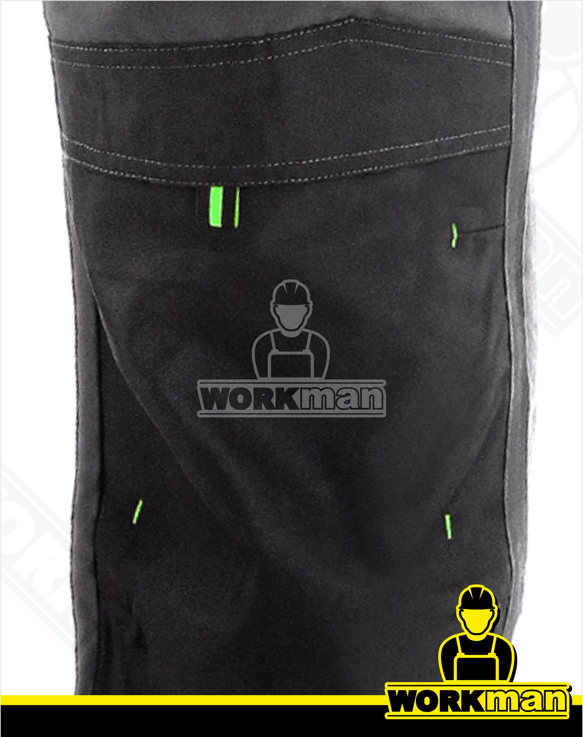 Montérkové nohavice SIRIUS NICOLAS do pásu Cxs