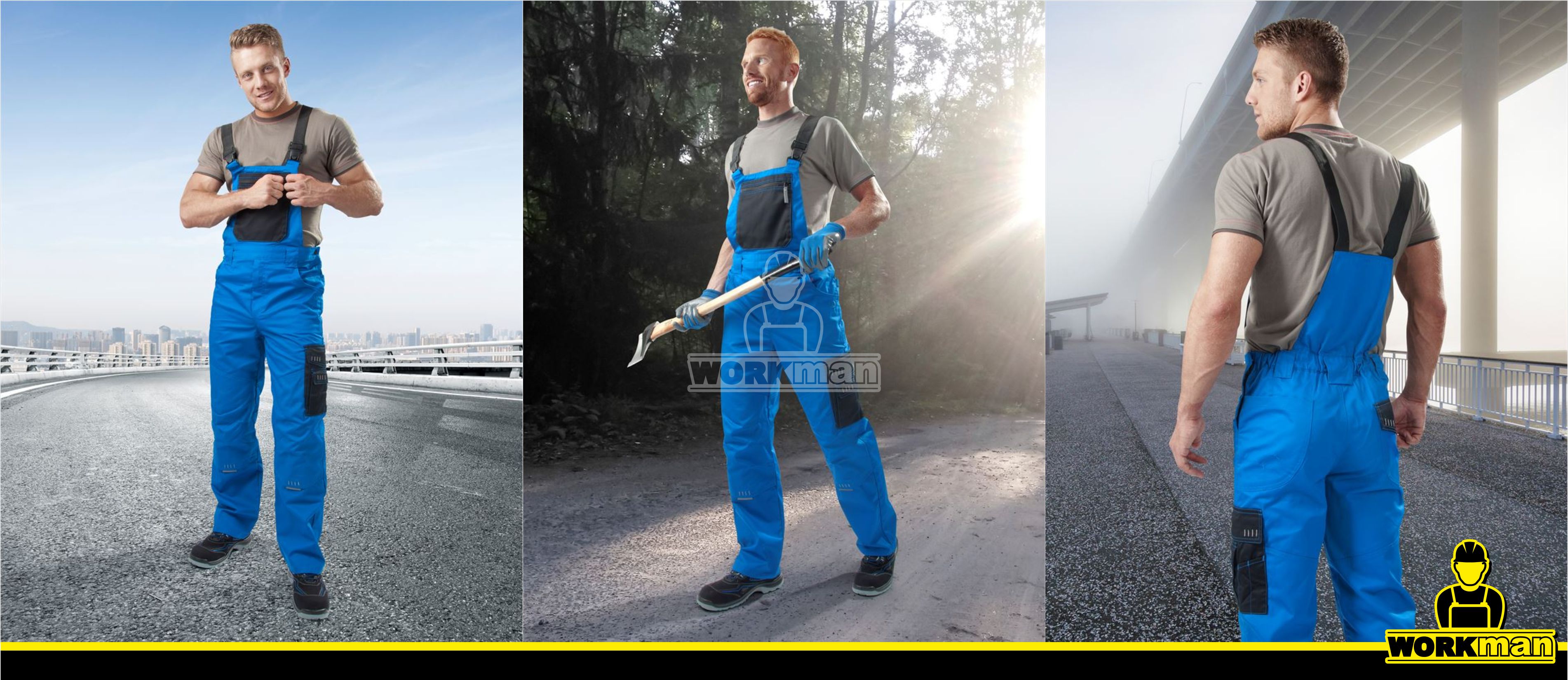 Montérkové nohavice 4TECH 03 s náprsenkou Ardon