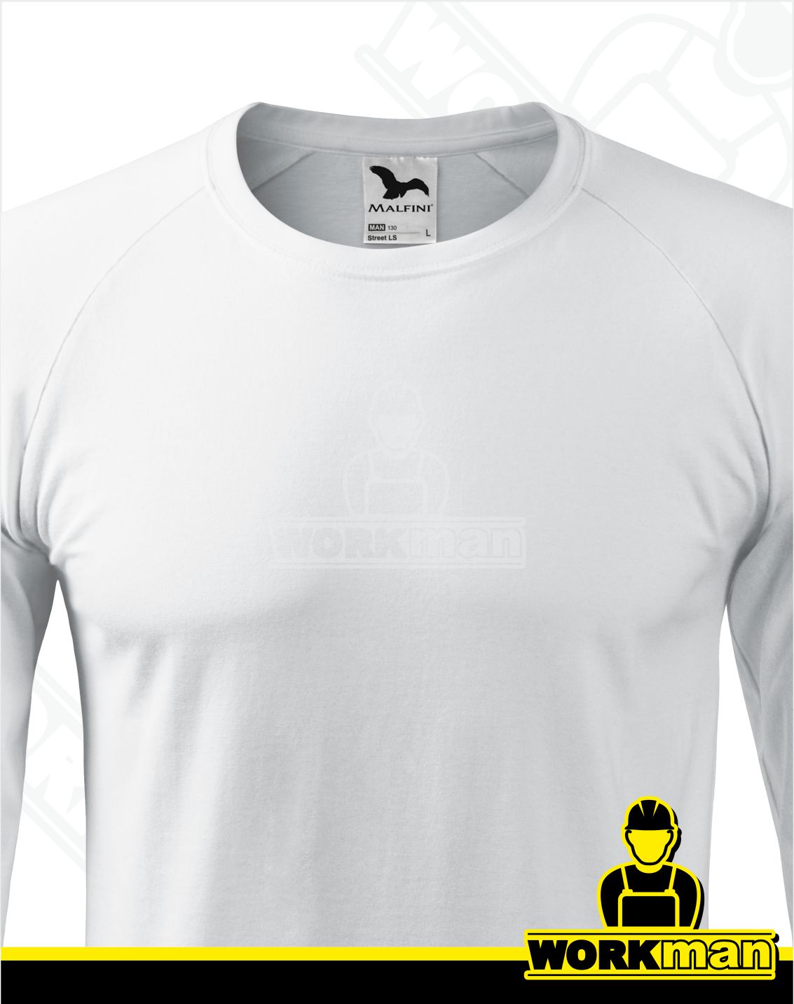 Pánske tričko STREET LS Malfini biela