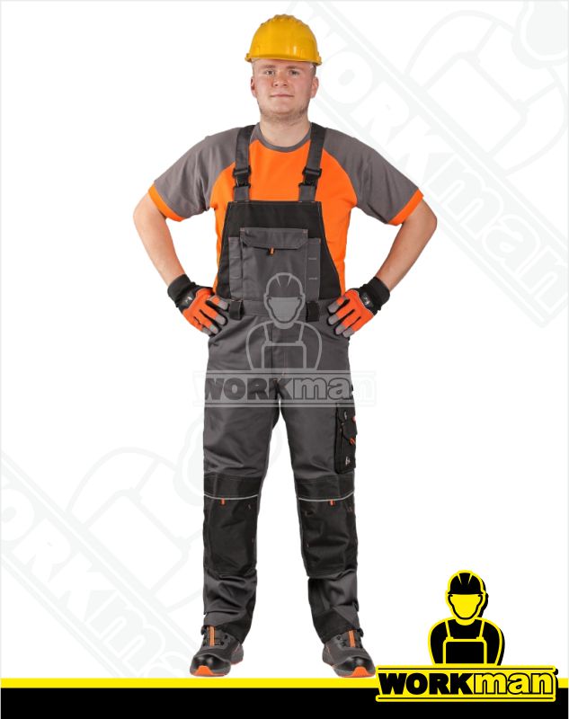 Montérkové nohavice SIRIUS TRISTAN s náprsenkou Cxs