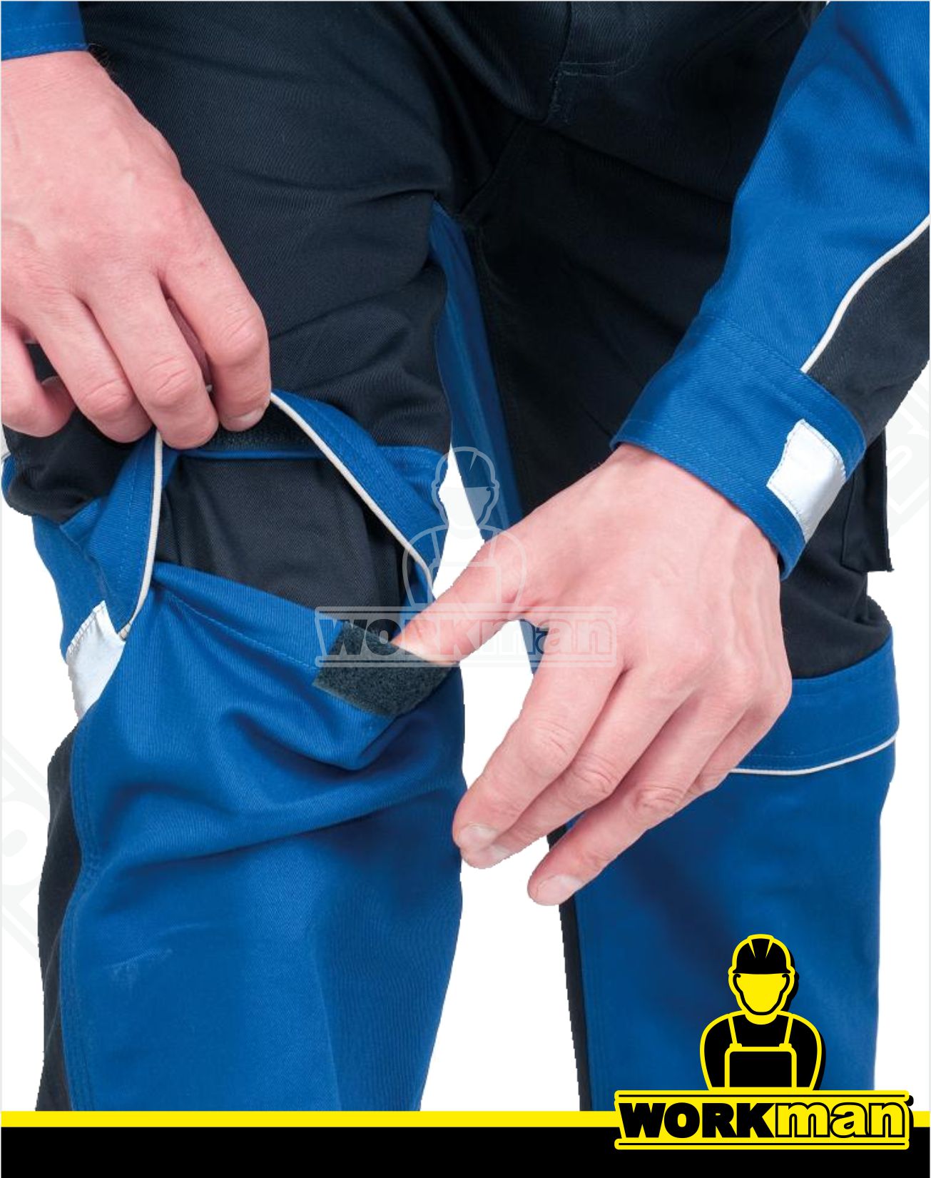 Montérkové nohavice STANMORE s náprsenkou Červa